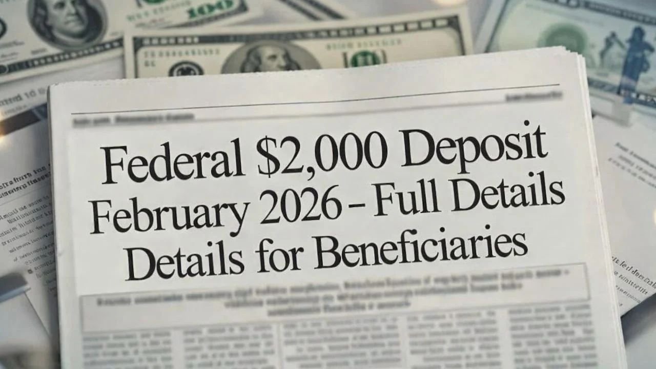 Federal $2,000 Deposit