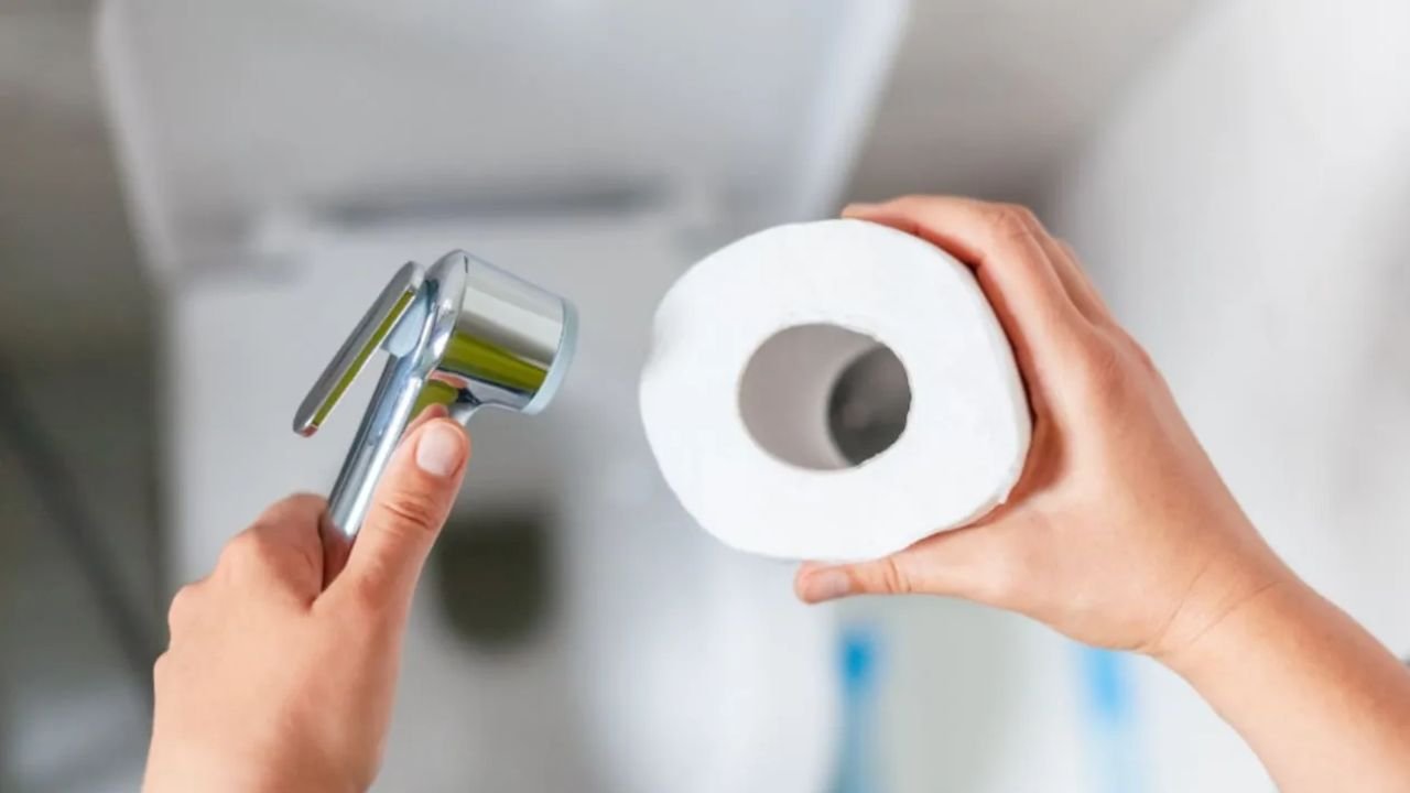 Toliet Paper And Faucet